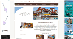 Desktop Screenshot of hotelavalonbaccaracancun.com
